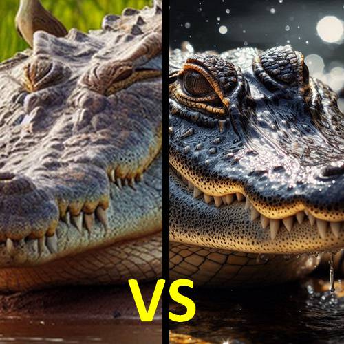 Crocodile vs aligator