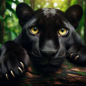 a magnificent panther