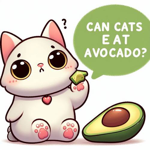 can cat eat avocado infographics