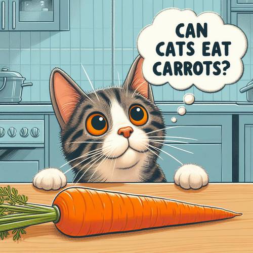 can cat eat carrots infographics