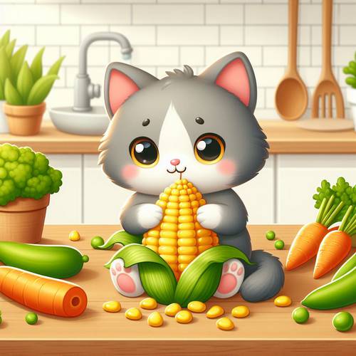 can cat eat corn infographics