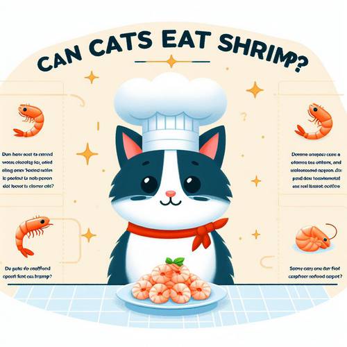 can cat eat shrimp infographics