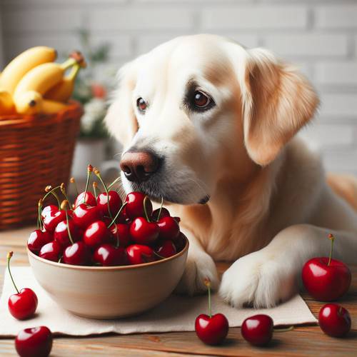 are cherries good for dogs