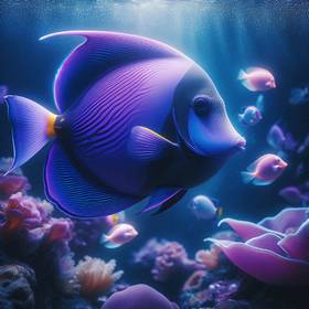 Purple Tang (Zebrasoma xanthurum)