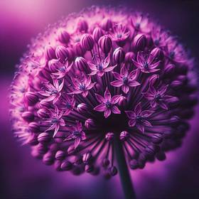 Allium flowers