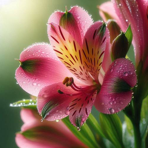 A magnificent Alstroemeria flower