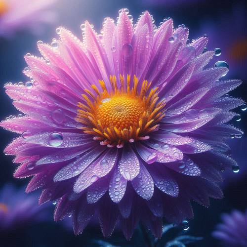 a magnificent Aster flower