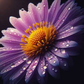 Aster flowers