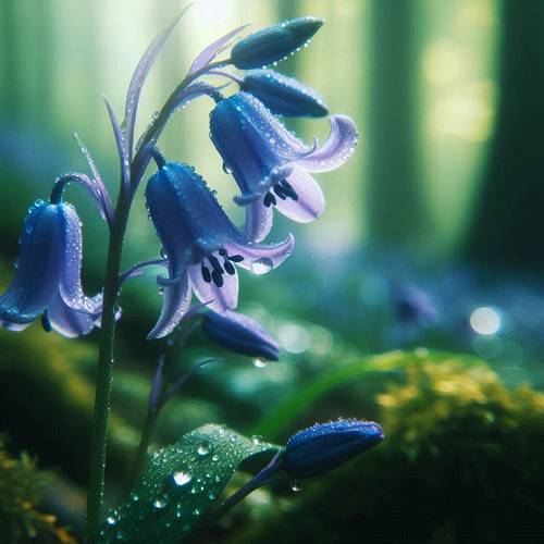 A magnificent Bluebell flower