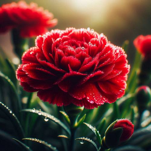 a magnificent Carnation flower