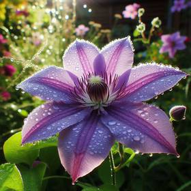 Clematis flowers