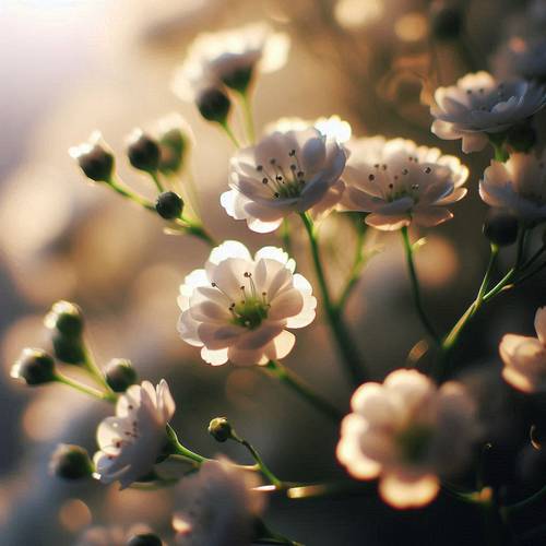 a magnificent Gypsophila flower