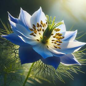 Nigella flowers