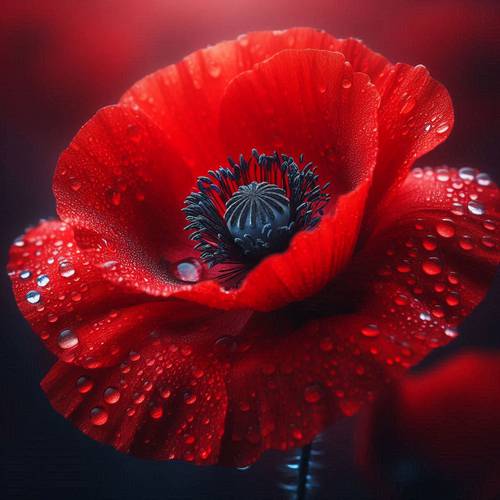 a magnificent Poppy flower