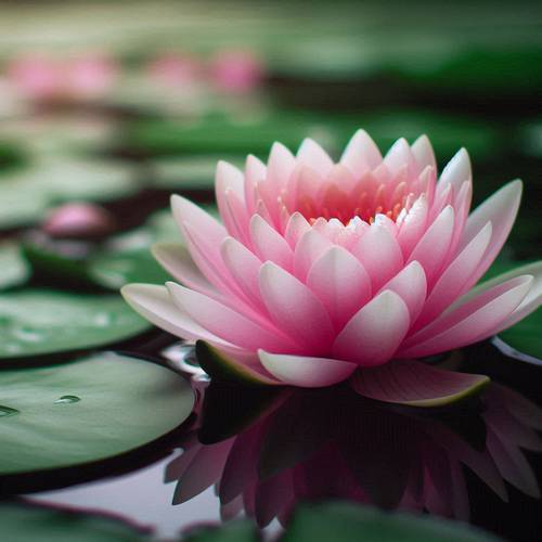 a magnificent Water Lily flower