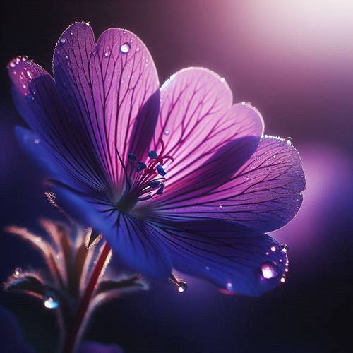 a magnificent Violet flower