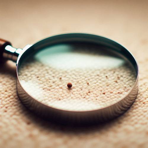 cockroach poop on the table