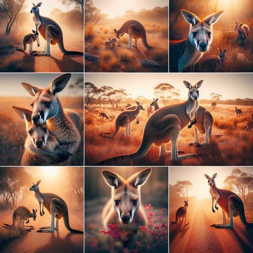 magnificent kangaroo's from Australia