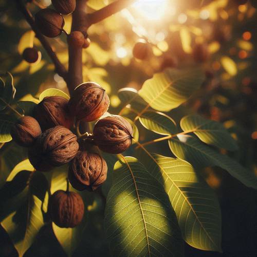 a magnificent walnut tree