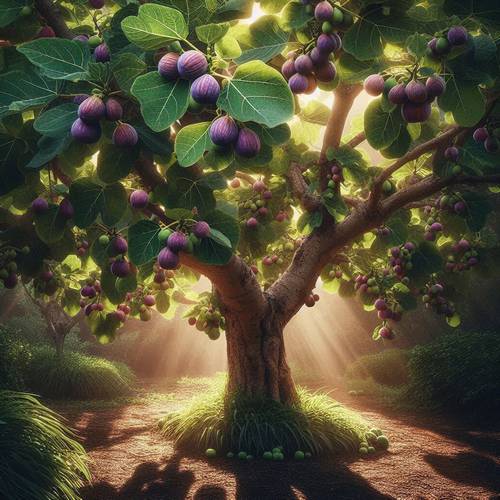 a magnificent fig tree