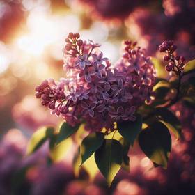 lilac trees