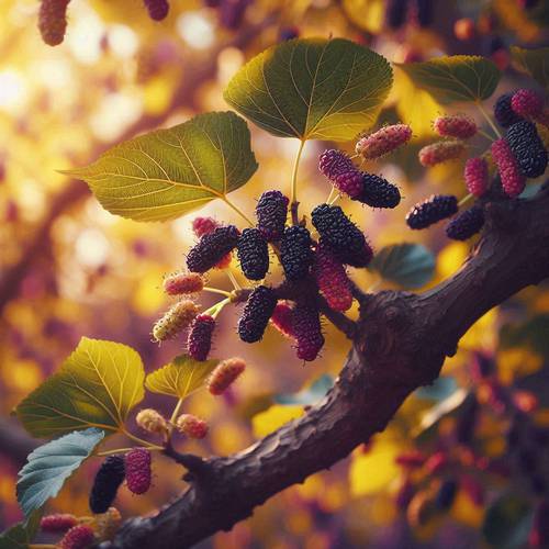 a magnificent mulberry tree