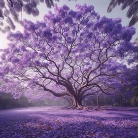 jacaranda trees