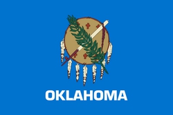 The flag of Oklahoma